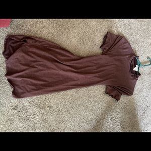 Cute tight maroon dress
